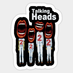 Talking Heads Sticker